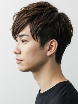 カフカヘア 吉祥寺店(kafka hair) メンズ、スパイキーショート、ニュアンスパーマ、ツーブロック