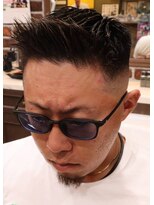 アクセプトザワールドバーバー(Accept the world barber)&nbsp;アップバング×スキンフェード