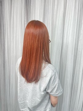 メゾンセブンルックス 宇都宮簗瀬店(Maison 7LOOKS) ブリーチなし！オレンジブラウン<いとう>