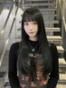【自然なストレート】カット＋髪質改善縮毛矯正（根元）→￥19,000