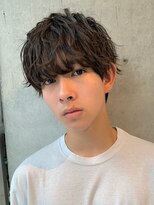 無造作パーマ/ソフトマッシュ/バング