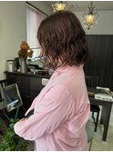 20代30代40代♪くせ毛風小顔ショートボブ☆シースルー前髪