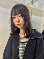 メイカ(MEIKA)&nbsp;”レイヤーパーマ×ピンクブラウン” なかもと はな