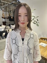 【kacho】ブリーチ無しダブルカラー　シルバーベージュ