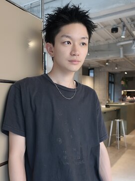 ダブ ムート(DaB MUUT) メンズ黒髪ベリーショートザクザクスパイキーショート