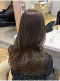 ●秋色シアーベージュ★韓国くびれヘア