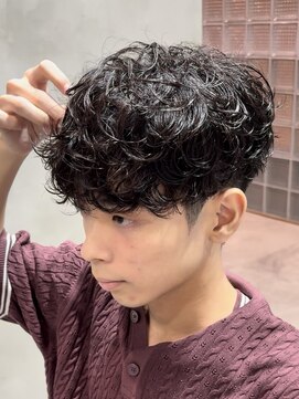 フィフス 神南(fifth) 渋谷シャドウパーマ緩めメンズパーマ刈り上げマッシュウルフ30代