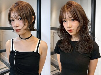 ヴヴ(Bub)の写真/【赤坂駅5分】顔型や骨格に合わせた前髪カット/顔周りレイヤーカットの抜け感ヘアが人気*天神/大名美容室