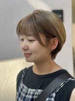 リズム(RHYTHM)&nbsp;ミルクティーベージュ×丸みショート