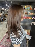 【札幌円山】ミントベージュ/ロングレイヤー/艶ロング