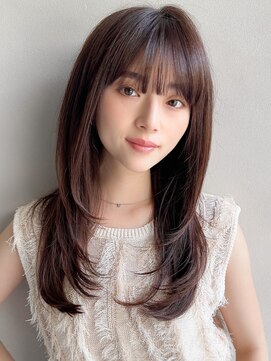 リヤン 表参道(lyann) ミディアムレイヤーカット小顔カットセミディ20代30代40代◎