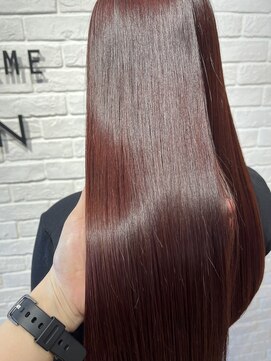 ヘア スパ ビューティー エールフォルム(HAIR SPA BEAUTY YELLFORME) ピンクレッドカラー★【焼津店】