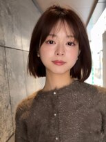 アビーファイブ(ABBEY 5) 大人ボブ銀座レイヤーカット有楽町ミディアムボブベージュ