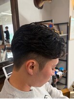 メゾンフォーメン 心斎橋店(Maison for men)&nbsp;ラルフカール/ニュアンスパーマ/フェザーパーマ/ビジネスヘア