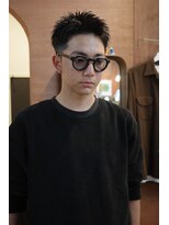 エディ(Edy)&nbsp;メンズスパイキーショート刈り上げ眉毛カットジェットモヒカン