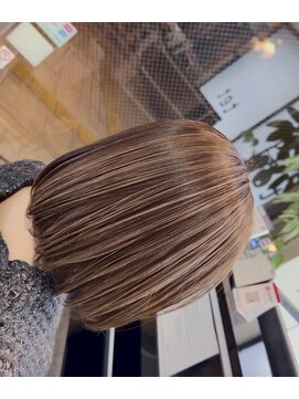 テット 福島店(tet) ハイライトボブ