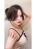 透明感カラー/ワンホンヘア/韓国ヘア/顔まわり/大阪/梅田