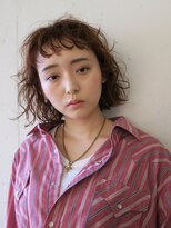 ウォーター 表参道(WATER)&nbsp;パーマボブ/前髪パーマ/こなれヘア