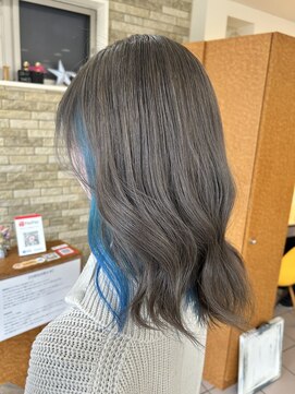 タクミフォーヘアー(TAKUMI for hair) デザインカラー【グレー×ブルー】