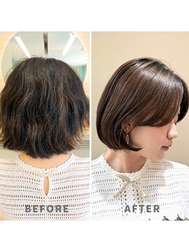アース 渋谷店(HAIR&MAKE EARTH) 曲がる縮毛矯正