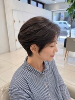 アッシュ 武蔵小金井店(Ash)&nbsp;＼白髪ぼかし/白髪活かし/グレージュ/大人ショート/70代／