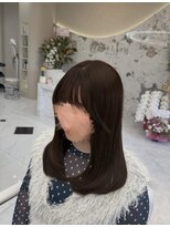 リリアンフィエラ 大和西大寺(ReLien fiera) ダークパープル/ナチュラルショート/ミルクブラウン/夏/西大寺