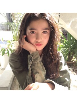 オルセン(OLSEN) 無造作×地毛風アッシュ×透明感ロング