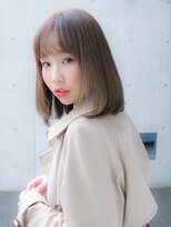 ルティア(Lutia)&nbsp;ベージュ ワンカール 伸ばしかけヘア