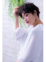 ソア 武蔵小杉(SOAR) 毛先パーマネオウルフ小顔外ハネボブアッシュブラウン