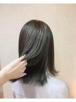 ジプソ(Gypso Hair salon)&nbsp;【 暗めインナーカラー × 透明感グレージュ 】