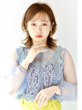 リアン(lien) 【lien.ai】大人かわいい/小顔レイヤーベージュカラー　自由が丘