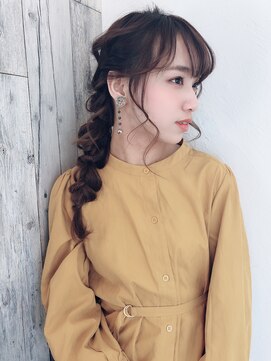 クシュ 所沢東口店(kusyu...) カーキグレージュマッシュショートボブフェザーバング(所沢)