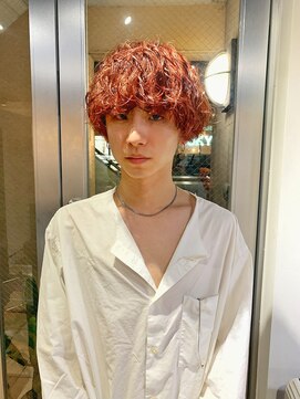 アルカナ 明治神宮前原宿(ARCANA) オレンジカラー　オレンジベージュ　マッシュショート