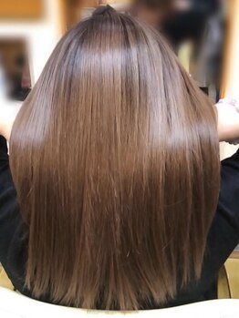 ヘアークリエーション アンベリール(hair creation embellir)の写真/“ハホニコ酸熱トリートメント”カラーやブリーチで起きるケミカルダメージや年齢によるダメージをカバー◎