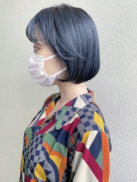 マセナ(Masena) 韓国風ボブ×ネイビー