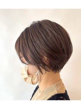 ヘアデザイン ファブロ(hair design FABRO.) くびれ丸みショート