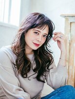 ヘアーアンドネイル フィフティーン ラブ 仙台泉大沢店(Hair&Nail Fifteen Love)&nbsp;大人ガーリーなロングヘア！オン眉おフェロパーマ