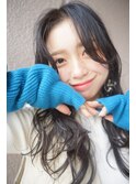センターパート＆韓国風レイヤーロング