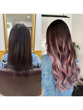 ルーム(Room) #４色ピンクエクステ