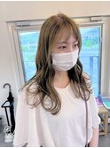 ブリーチなし◎高明度サンドベージュカラー