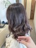 透明感カラー+トリートメント￥9500
