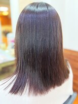 アークスヘアー&nbsp;30代40代髪質改善アッシュブラウン艶感ストレート透明感