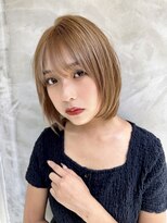 ロンド ストラーダ 心斎橋(Lond strada) マチルダボブ×インナーグレージュ【髪質改善/縮毛矯正】