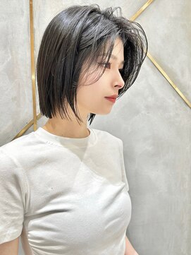 カルナ バイ エルモ(calna by ELMO) 韓国ボブ / 切りっぱなし / ストンボブ