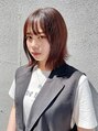 シアー(sheer) ぷつんとしたラインが可愛い切りっぱなしボブ、大好物です◎