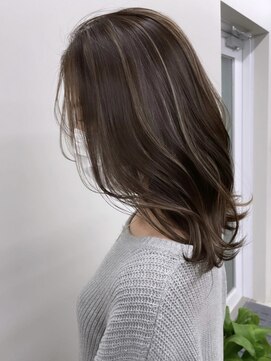 ジルブラン 横浜関内(JIL BLAN) ハイライトバレイヤージュダブルカラーケアプリーチ30代40代