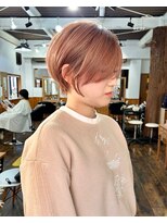 ヘアメイクエイト 丸山店(hair make No.8)&nbsp;◆担当：岩切祐樹◆ショート×ピンクベージュ