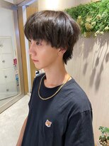 メンズモカブラウンナチュラルスタイル