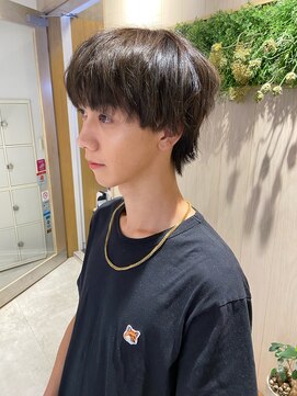 フリーラ 表参道(freera) メンズモカブラウンナチュラルスタイル