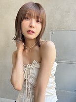 ロジッタ(ROJITHA)&nbsp;【ROJITHA表参道原宿】外ハネボ×ミルクティベージュ